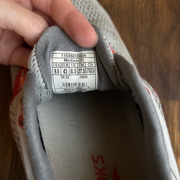 Brooks Adrenaline GTS Gray and Orange Sneakers - Picture 5 of 5